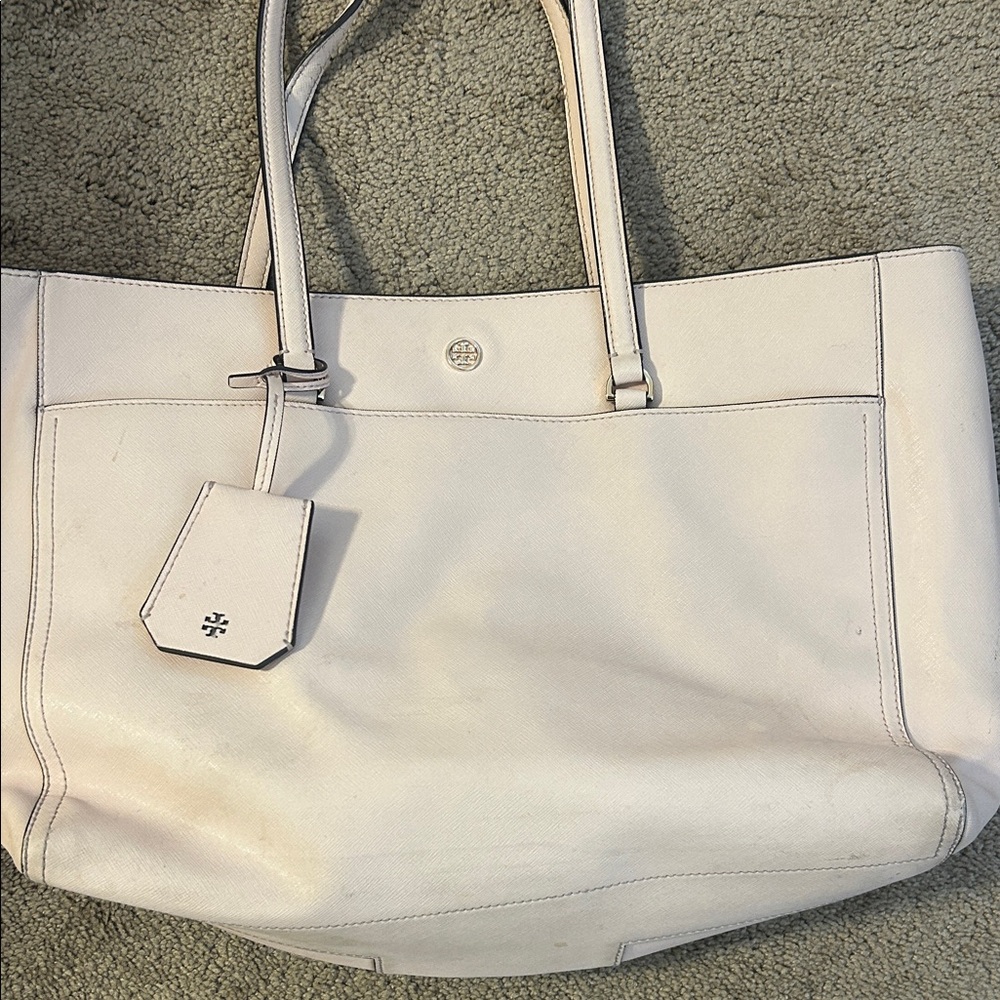 Blush pink Tory Burch work tote